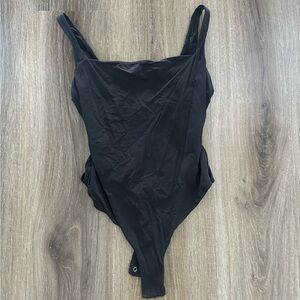 Black Sleeveless Bodysuit